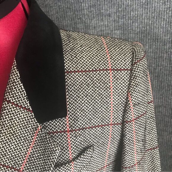 kasper-jackets-coats-kasper-asl-blazer-women-size-6-red-black